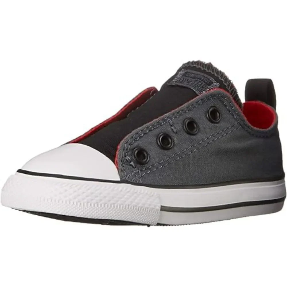 Converse Boys Gray Black & Redll Star Chuck Taylor Sneaker Shoes Size 13